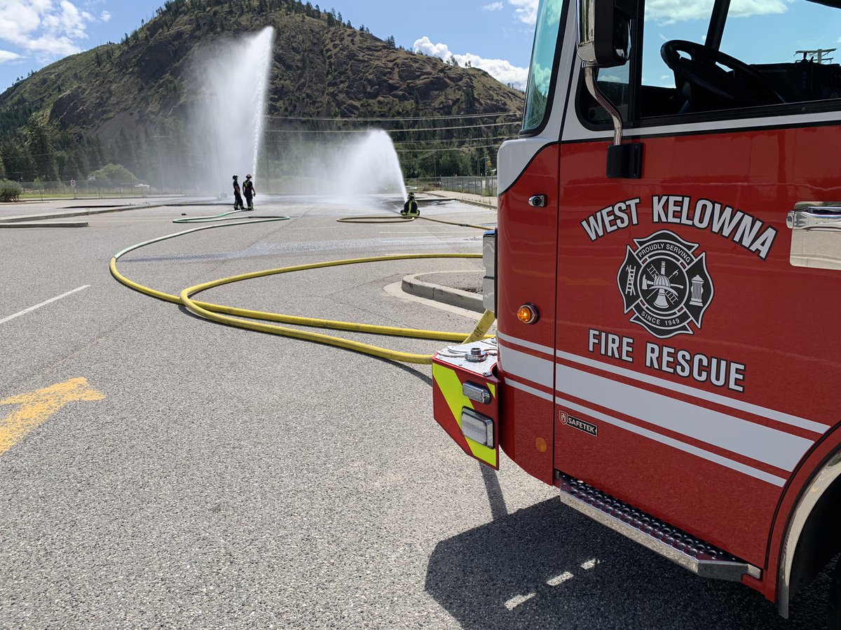 West Kelowna Fire On Twitter Wkfr Crews Putting The New Evo Candidates Through Pump And Master Stream Training Thanks To Cnbcubs And Sd23news For The Use Of The Middle School Parking Lot
