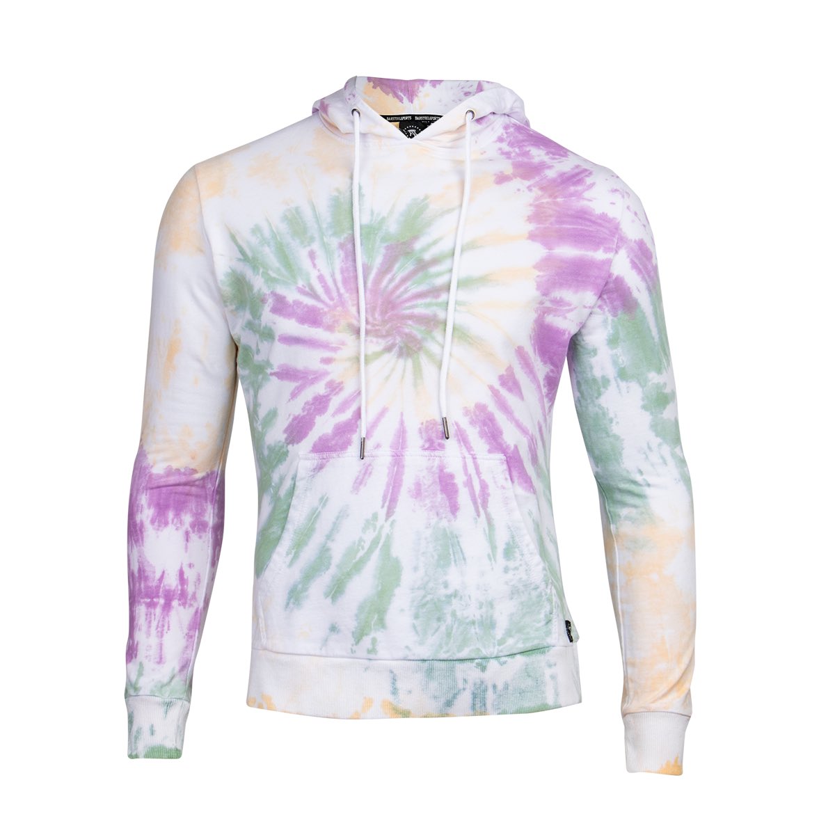 yellow purple pink green hoodie