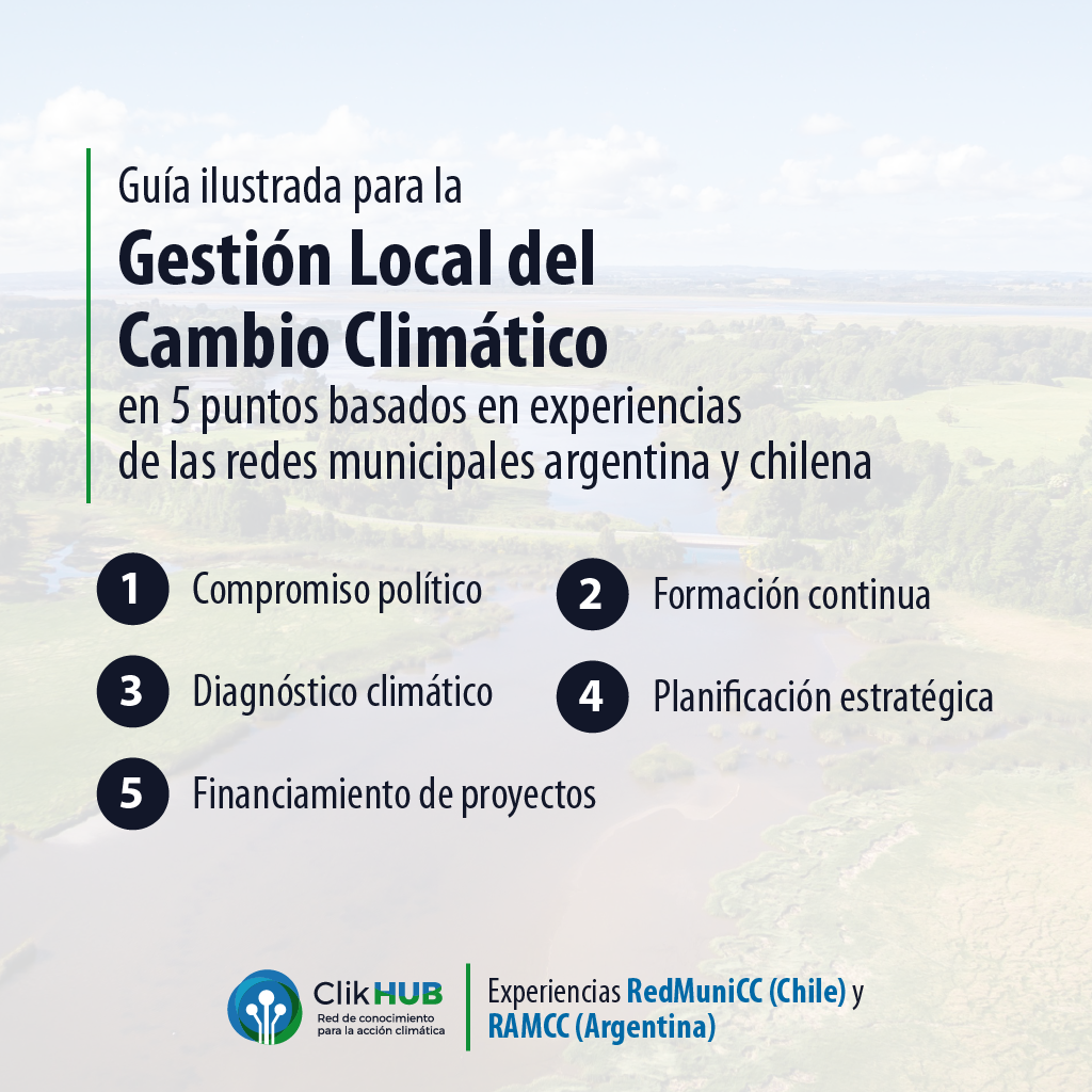 LibelulaPeru's tweet photo. 📙@ramcc_net y @redmunicc presentan, junto a @CDKNlatam y #ClickHub, la Guía Ilustrada de Gestión Local del #CambioClimático, desarrollada en 5 puntos que sintetizan procedimientos de planificación climática + casos concretos.
Descárgala aquí ➡ https://t.co/wBIG2RAgWZ https://t.co/J0NtHuUL0f
