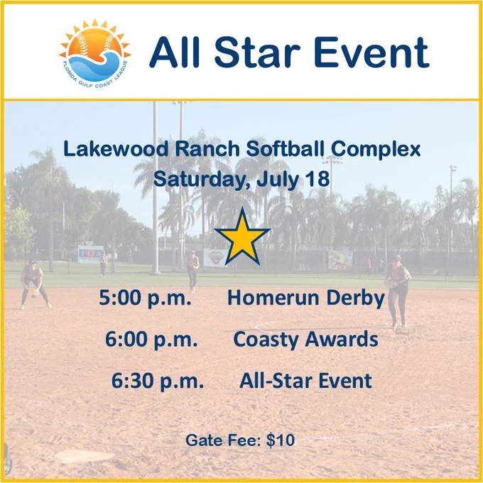 Image from Florida Gulf Coast League (@FGCLsoftball)