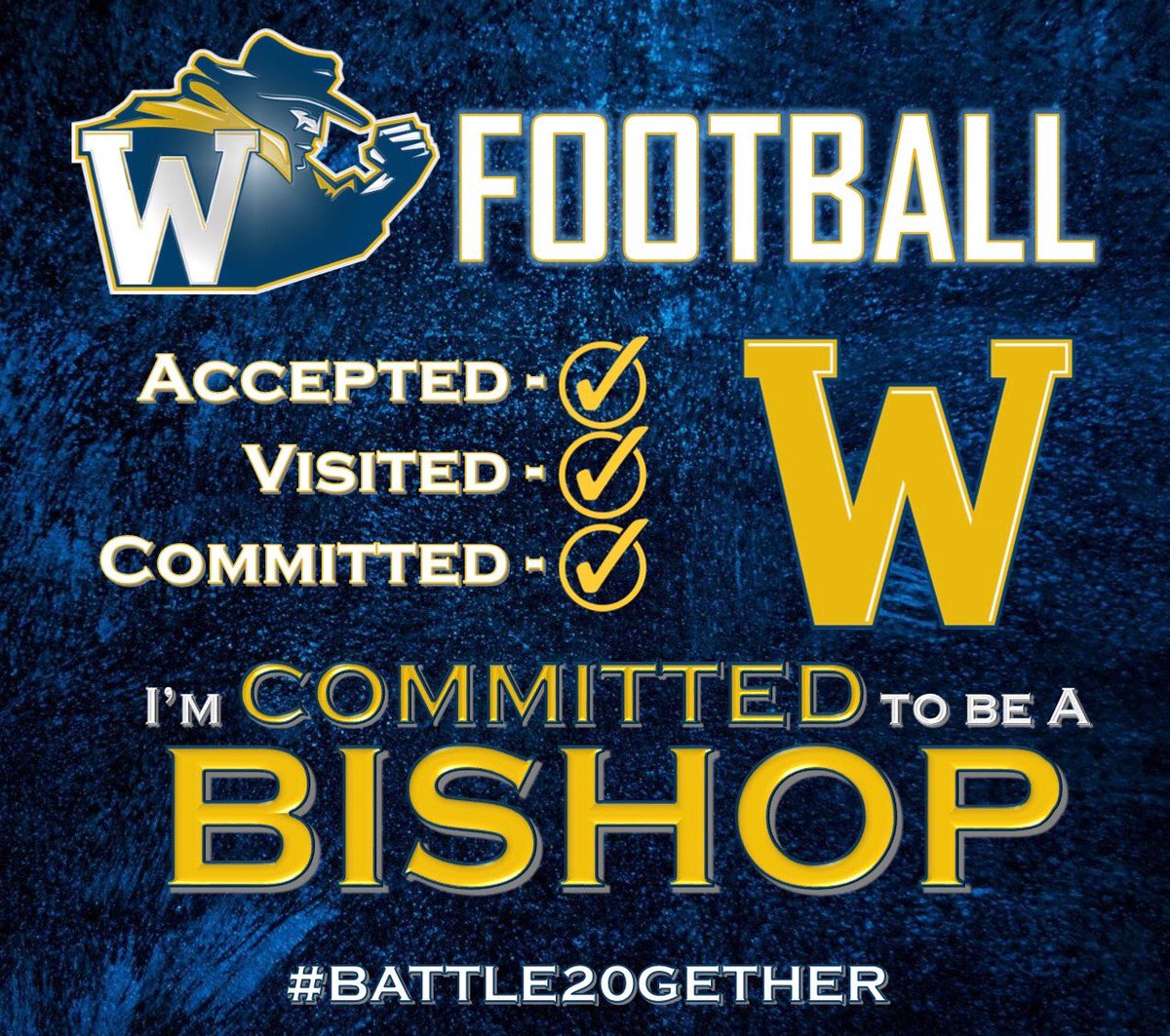 KiaunLockett's tweet photo. Only the Lord knows...after constant deep thoughts and conversations with family I excited to announce I have committed to @NCWesleyanFB thanks to the coaching staff for giving me an opportunity to continue my education and dream -K3🔷🔶 https://t.co/KpsZI2QTza