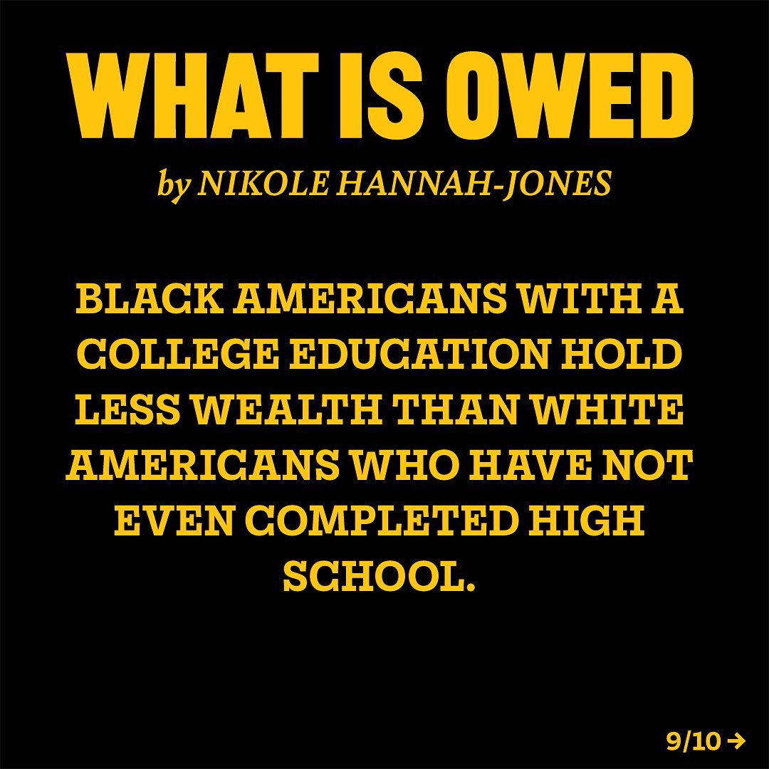  #whatisowed  #reparations  #nikolehannahjones