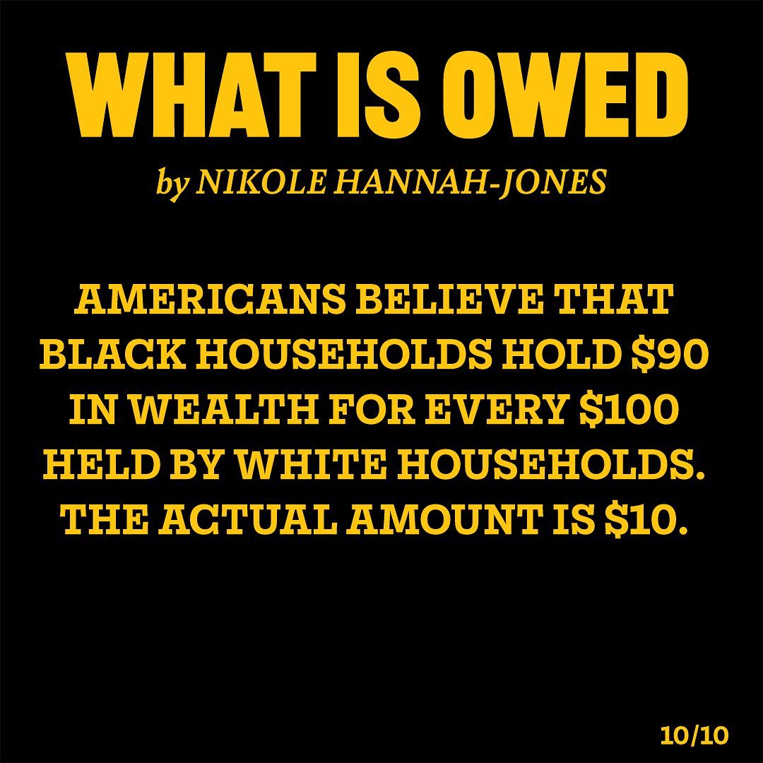  #whatisowed  #reparations  #nikolehannahjones