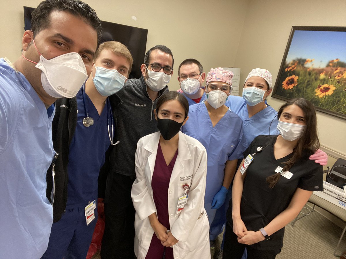 Amazing #covid19 micu team with new interns doing a phenomenal job @BatsonDO <a href="/XimenaSolisMD/">Ximena Solis, MD 🫁</a> <a href="/joshbrogan4/">Josh Brogan</a> <a href="/_szsiddiqui/">Sabrina</a> <a href="/ttuhscmed/">TTUHSC School of Medicine</a> <a href="/redraiderpulmcc/">Victor Test MD FCCP</a> #itsnotaboutyou