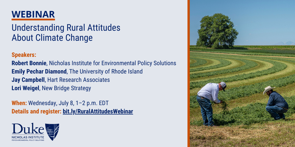 NichInstitute's tweet photo. ICYMI: A video replay of last week's webinar on rural Americans' attitudes about #ClimateChange is now available on our YouTube channel.

📺➡️ https://t.co/9YLPHbHoYs
Report ➡️ https://t.co/kwvdifidhA https://t.co/n4AMV55rSX