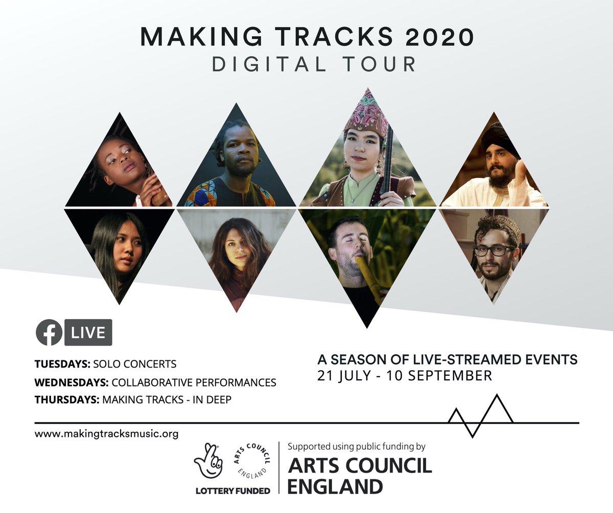 makingtracks's tweet photo. Our special season of live-streamed events kicks off in one week! #makingtracks2020 #digitaltour https://t.co/qgwNU1fuuT