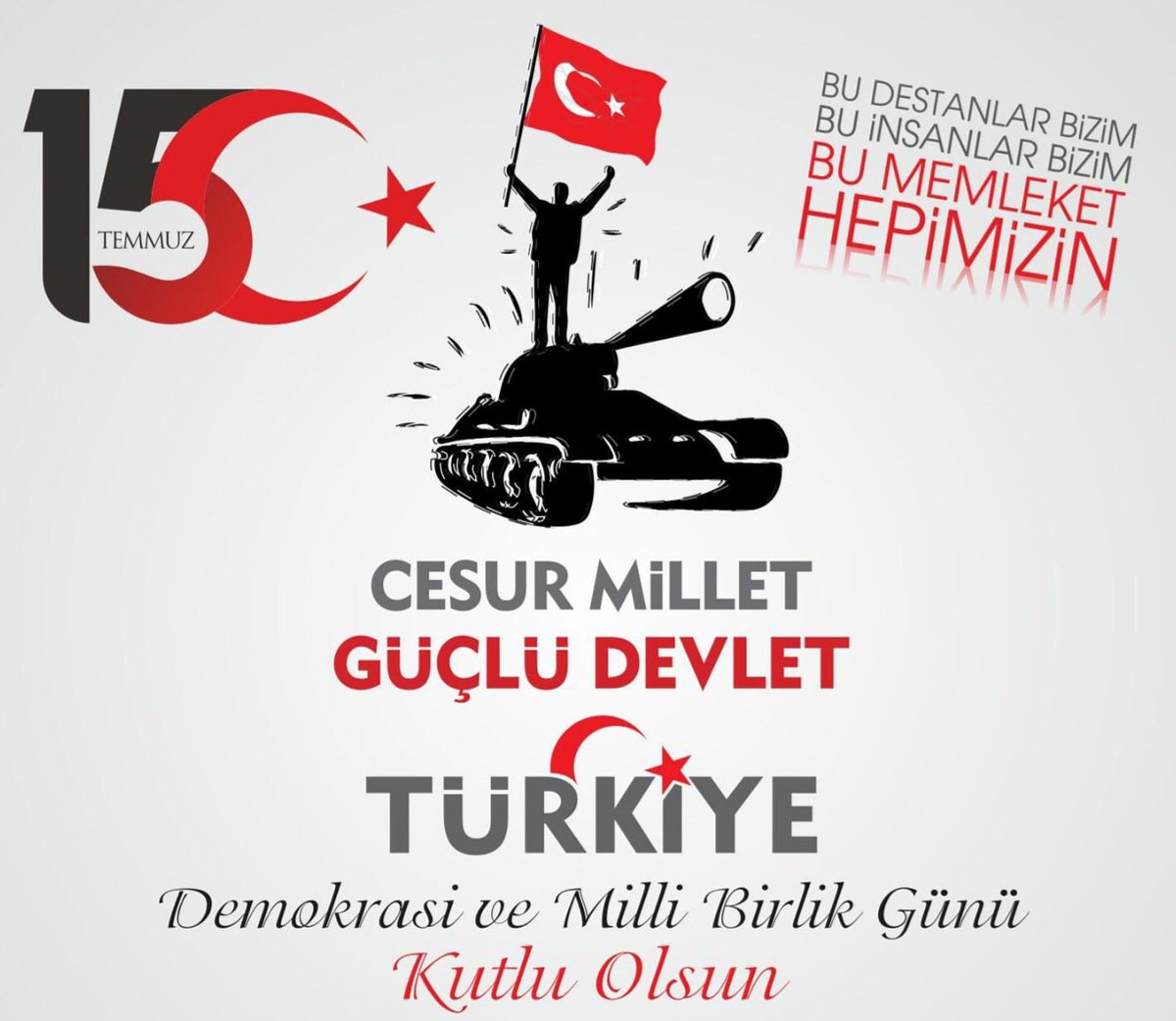 KMelekler's tweet photo. 15 Temmuz Demokrasi ve Milli Birlik Günü Kutlu Olsun... https://t.co/WEPW1eEwAo