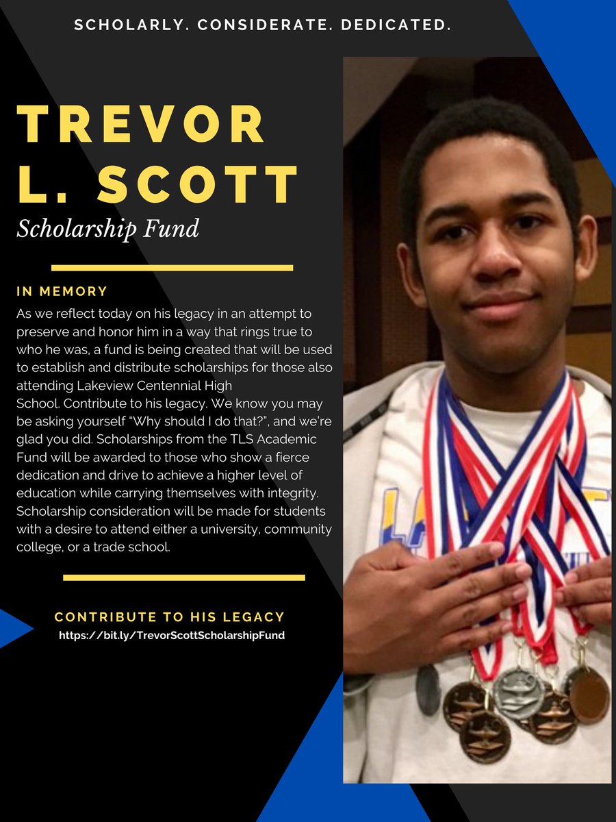 LCclassof2021's tweet photo. In the wake of Trevor's passing, his family has started a scholarship fund in honor of Trevor. We ask you to donate what you can in celebration of his life and memory.💛🕊
https://t.co/A3Jxya4ILl https://t.co/StkMy1N6Sz