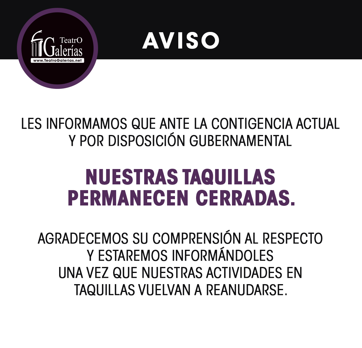 Teatro Galerías (@teatrogalerias) on Twitter photo 