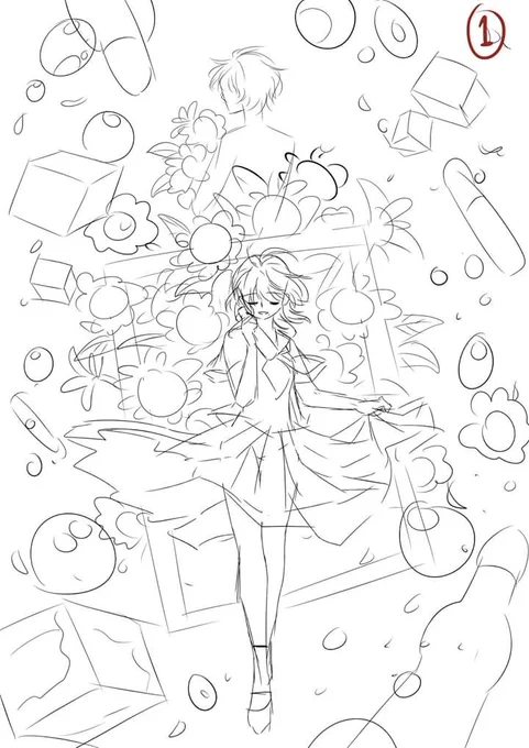 高嶺の花子さん / back number(cover) by 天月
https://t.co/yqHjk0VOuY
---------------------------------------------
These day I've been looping this song non stop for my bgm on work. To do it justice I gonna do fanart for it. Which one better concept? 