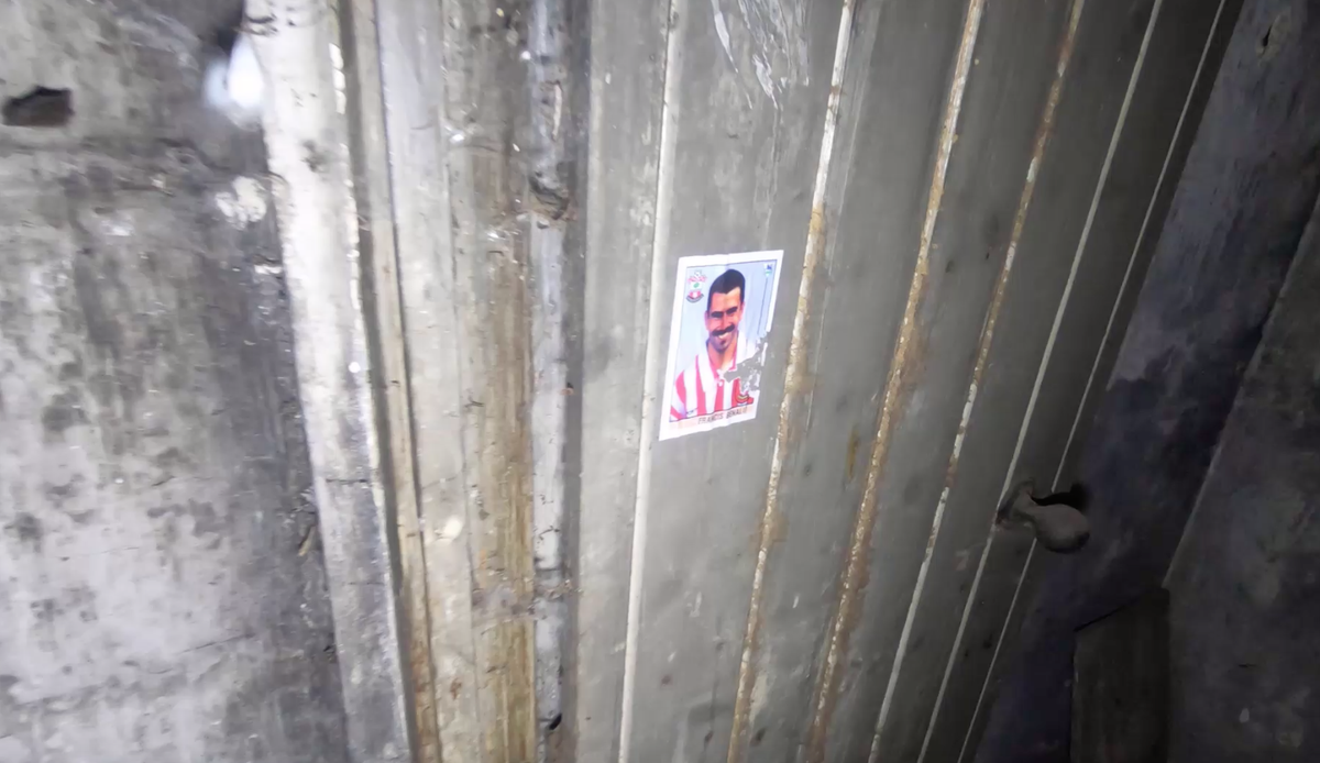NewForestRamble's tweet photo. @BenaliOnTour @FrannyBenali Found a Benali sticker in an abandoned underground military bunker :-) https://t.co/w7yOkYkzIx