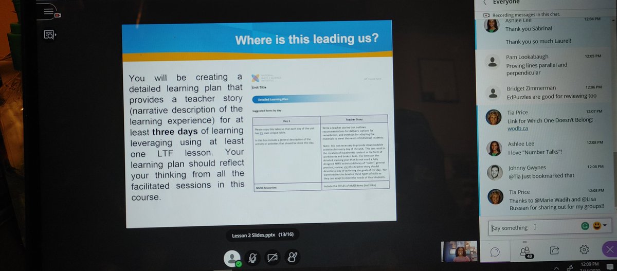 MsBarboza0816's tweet photo. Just finished day 2!! A lot of resources and ideas were shared out! Thank you everyone!!! #NMSINation https://t.co/xO7arxkMqG