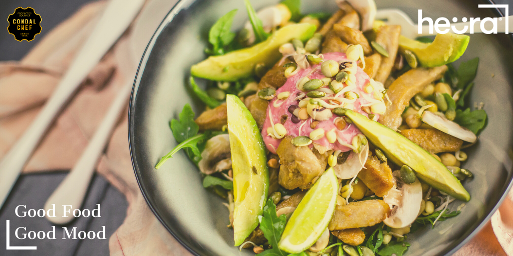 GOOD FOOD💚GOOD MOOD
Heura® está enriquecida con vitamina B12 para que cada bocado te aporte este nutriente tan importante para nuestro bienestar 😊

#covid #condalchef #restauracion #gourmet #gastronomia #alimentacion #hosteleria #vegetarian #vegan #glutenfree #healthy