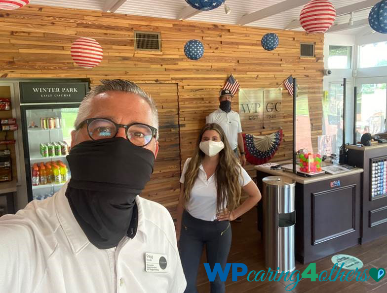 WinterParkFla's tweet photo. Swing by the @WinterParkGolf Pro Shop to check out these tee-riffic face coverings. 

Visit https://t.co/22FZ5hlzc9 to review our WP9 Safe Play Guidelines before booking tee times on GolfNow.

We want to see your creative face coverings, too! 😷 DM us a picture!

#WPcaring4others https://t.co/XiRlmNTHtN