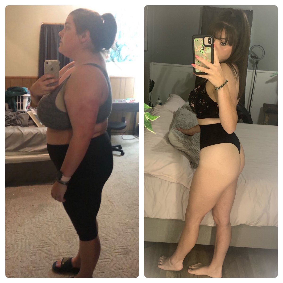 Fucked around and lost 110lbs 🥰 #weightloss #TransformationTuesday