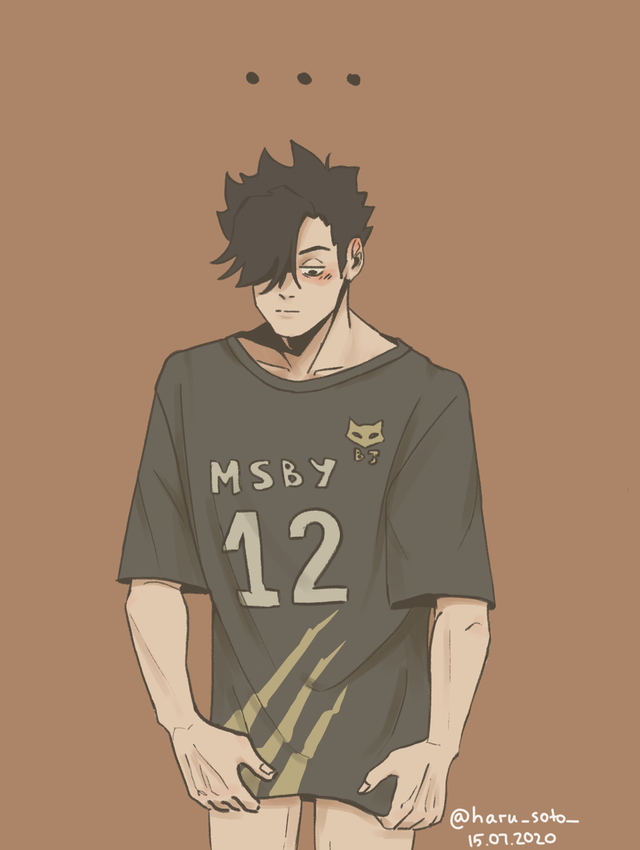 washanari's tweet photo. he took his shirt🧄🍕🕹️
#haikyuu #kuroo #bokuro #bokukuro https://t.co/E4qqdV40yp