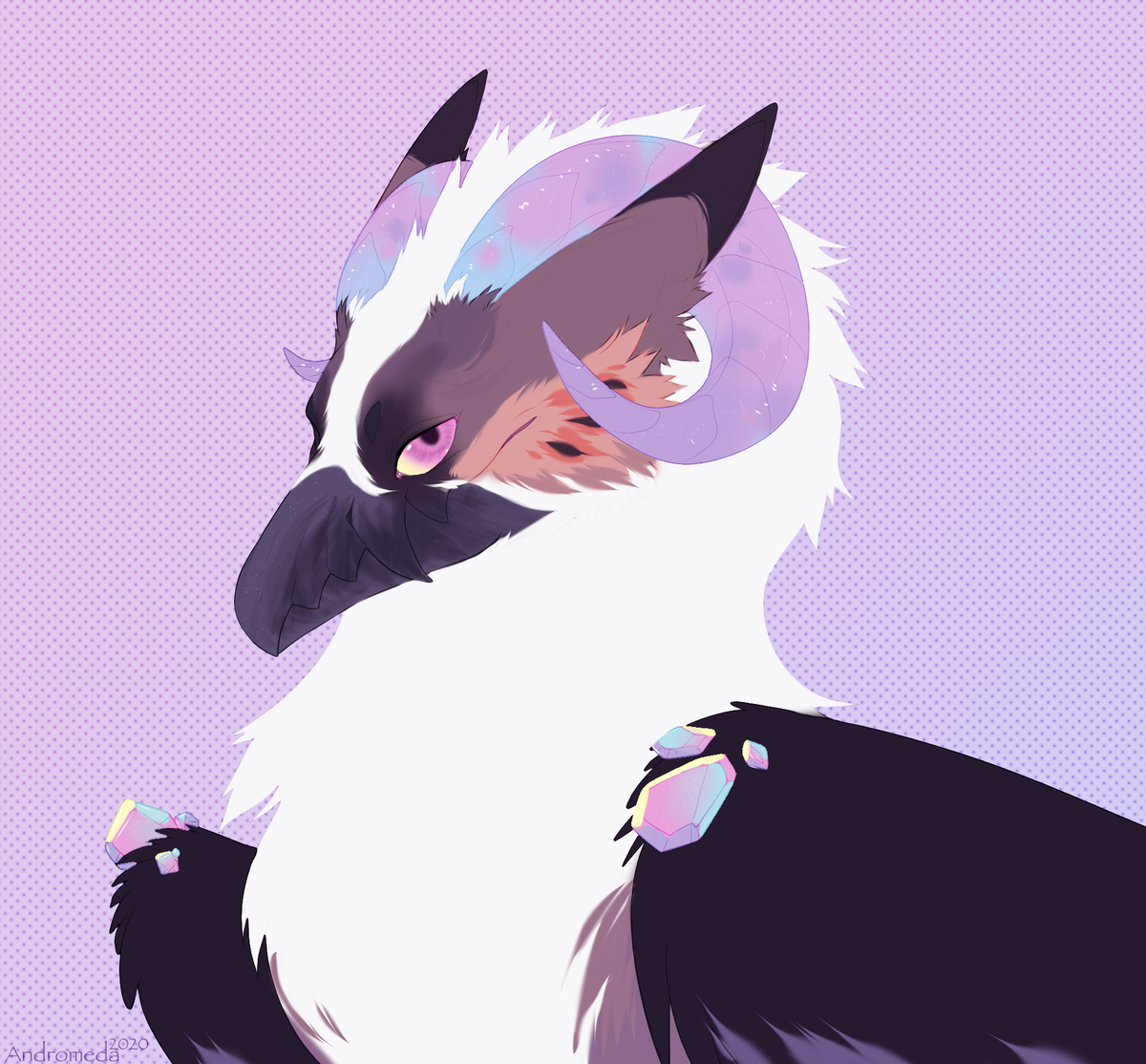 o0andr0meda0o's tweet photo. Art attack for Rarumara
#artfight2020 
#sugarteam #attack #digitalart #gryphon #flatcolor https://t.co/9bpC0I6nJu