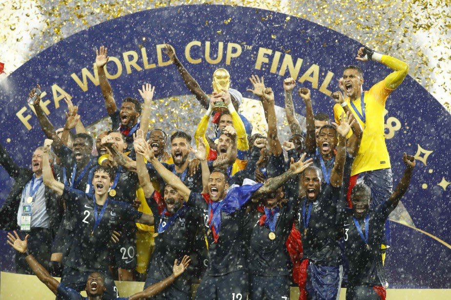 Mediavenir's tweet photo. ⚽ Déjà 2 ans que la Coupe a été ramenée à la maison. La #France avait battu la #Croatie 4-2. #CDM2018 #Champions 🇫🇷 https://t.co/sBg6tWWtlH