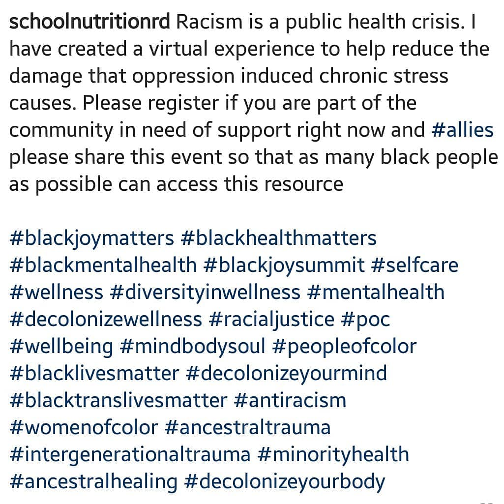 TTurnDietitian's tweet photo. 👋🏾 Head over to https://t.co/oWYZEm9Nn8 to join @daliakinseyrd in an experience for your spirit! Registration is free! So why miss out? 😊
.
#NutritionIsLife #JusticeIsLife #DevotedToDietetics #DevotedToJustice #ThereIsNothingYouCannotDo #BlackJoy #BlackJoySummit #BlackExcellence https://t.co/VwUujTFVim