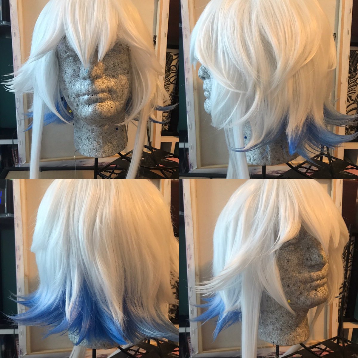 fastmelodicwigs's tweet photo. Froslass gijinka wig - I used two Apollos from @epiccosplay . One in Ice blue and one in white.

#froslassgijinka #froslasscosplay #wigcommissions #epiccosplaywigs  #pokemongijinka https://t.co/B4FgnCBWho