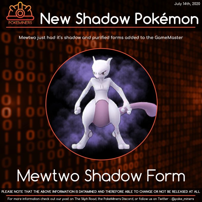 Pokexperto - Mewtwo Oscuro en el código de Pokémon GO. Via