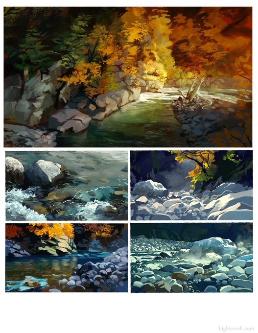 Hi my name is Jenna! I'm an Australian illustrator working to move into background painting and environment concept art.

https://t.co/gVmZ5m6QJS 
Lightcrushart@gmail.com 
#PortfolioDay #backgroundart 