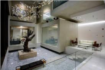 Oei_Design's tweet image. Bank of Jordan- This bank was designed by Paradigm DH. This bank was designed to exude professionalism and idealism. The straight lines and boxed look allow clients to have private, and personal connections. It is amazing how architecture can change the environment of a space.