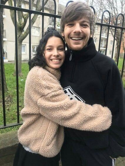 He's always smiling and happy when he's with louies.