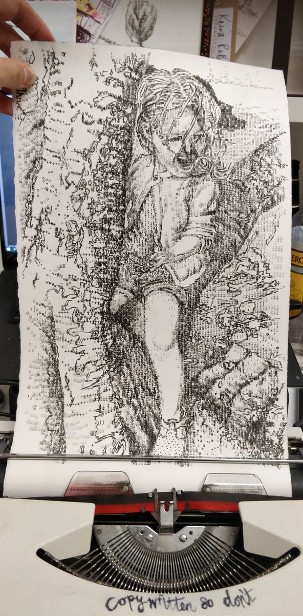 KRTypewriterArt's tweet photo. My most recently completed commission , a granddaughter ,a gift for daughter. ❤️ Size A4
I was a tree-climber at that age too ..
#krtypewriterart
#keirarathbone
#typewriterart #typic #typiction #tree #treeclimbing #treeclimber #treeart #barkart #treeart #commissionedart https://t.co/GYXxYGvLeA