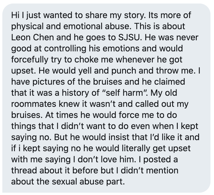 Leon Chen from SJSU
