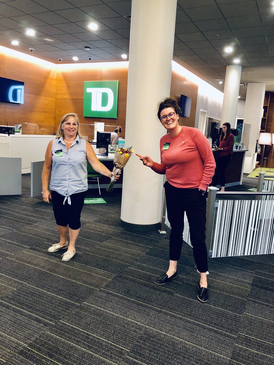 Big couple weeks on Barrigton St - <a href="/MitchellGodkin/">Mitchell Godkin</a> celebrating his 3 year TD birthday, Reaghan joining the B&amp;G team &amp; finishing it off with our very own <a href="/LindaFrausell/">Linda</a> celebrating 34 years around the sun with <a href="/TD_Canada/">TD (Canada)</a> 🎈 #youmakeTD #dreamteam