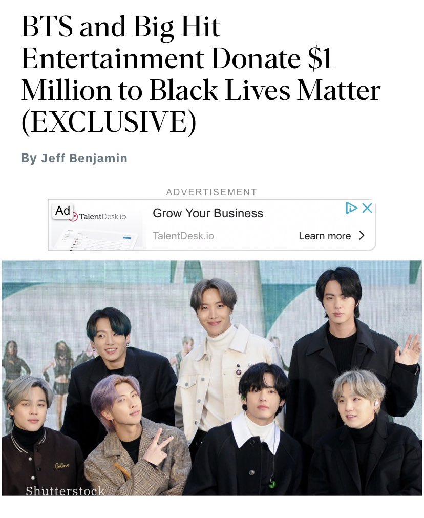 BTSfor years bts have been known for their generous contributions to charities, often trying to remain anonymous. examples of these charities is their unicef love myself campaign which raised over $2million and recently donated $1million to the blm movement