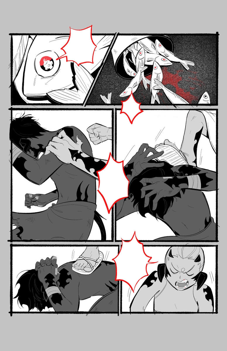 some pages i still like from my comic about mint's childhood :'] 