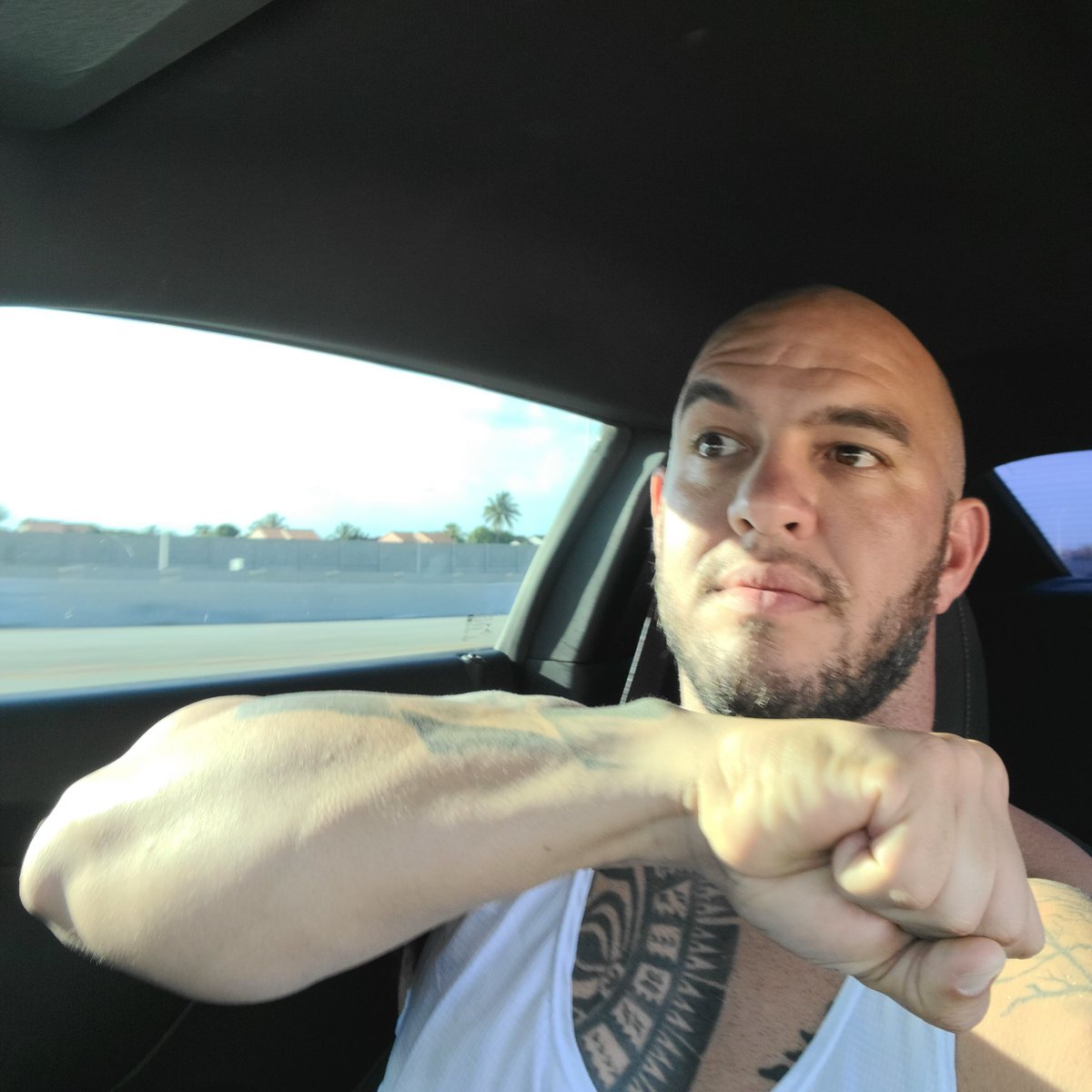 PoppaJace's tweet photo. What skills did you learn during quarantine? 
I learned how to grow my forearms..... 😳😏🤤🤙 https://t.co/MQJXX4XPqt