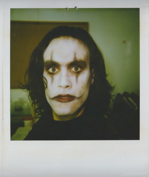 Fear Catalogue On Twitter The Crow 1994 Polaroid Images Of Brandon Lee In His Costume Make Up