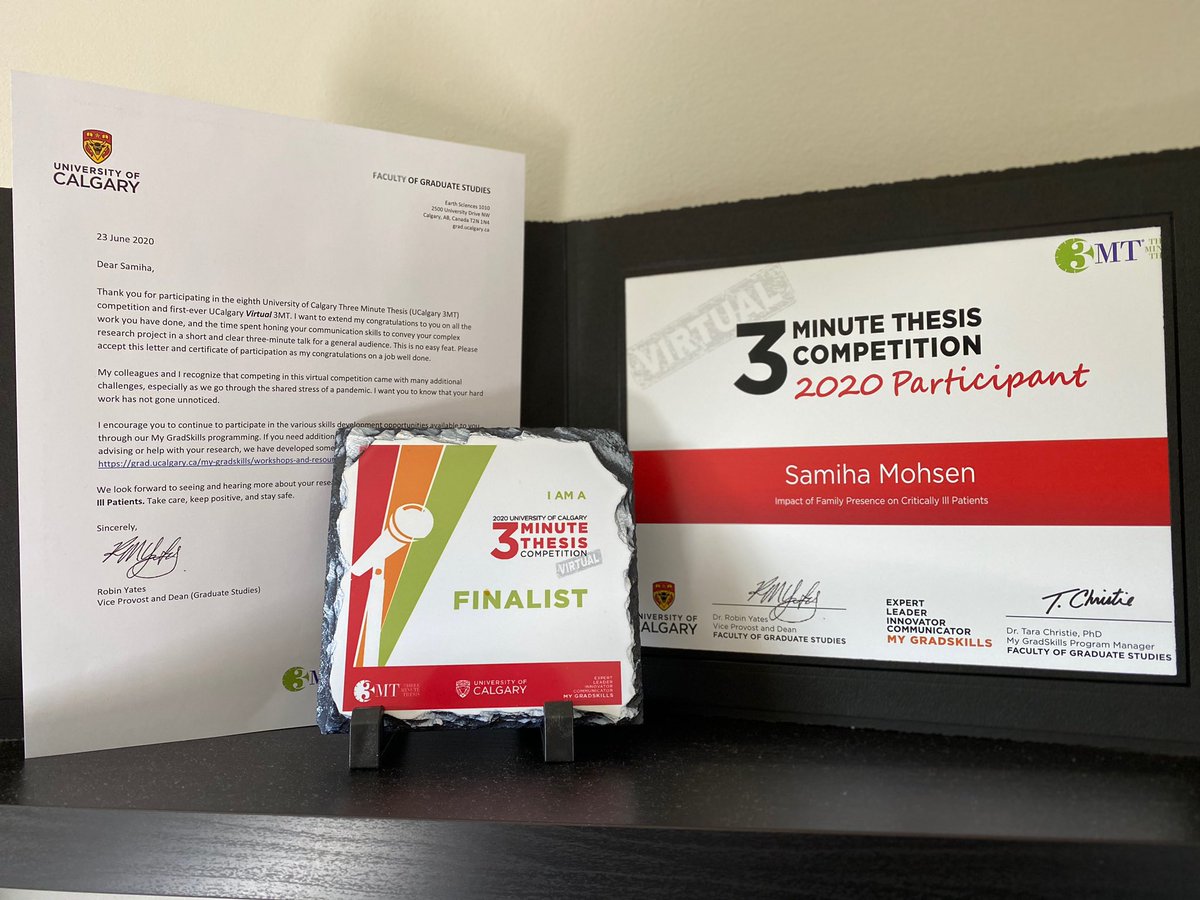 I am honored to represent the #FiestLab as a 3MT finalist! I truly enjoyed learning how to convey my research in a way that anyone in the general audience could relate to. Thank you to everyone who helped me get this far! 

ucalgary.ca/news/tune-thre…