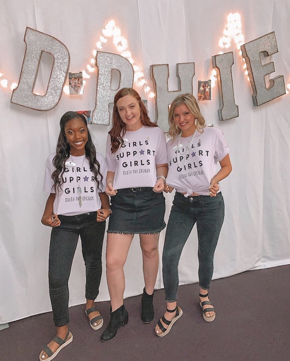 TarletonCLSO's tweet photo. Meet our Chapters!
Delta Phi Epsilon (ΔΦΕ) is part of the Panhellenic Council at Tarleton. 
Their motto is "Esse Quam Videri" which means "To be rather than to seem to be"
They can be found on instagram at tsudphie! https://t.co/X9zadn3VPH