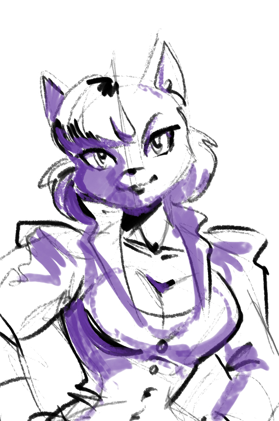 RayFlamer's tweet image. Random sketch #anthro #furry #sketch