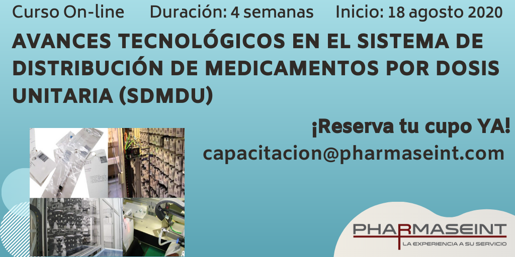 pharmaseint's tweet photo. Quédate en casa y actualízate con #Pharmaseint
Curso on-line y asincrónico:
Inicio: 18 de agosto del 2020
Precio: 90 USD
Contáctanos: capacitacion@pharmaseint.com
#cursos #formacioncontinua #farmaceuticos #pharmacist #farmaciahospitalaria https://t.co/yehS9I1azt