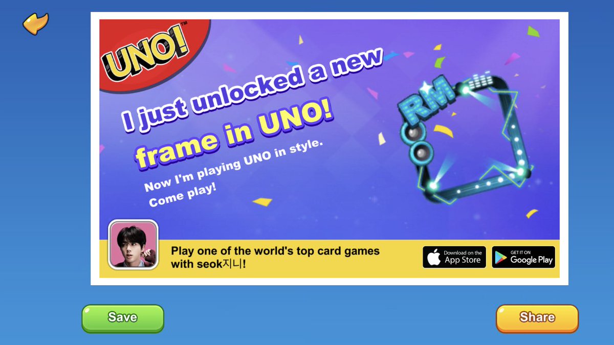 frames currently unlocked  all from daily free draws  #BTSxUNO  #UNOxBTS  @BTS_twt  @UNOMobileGame