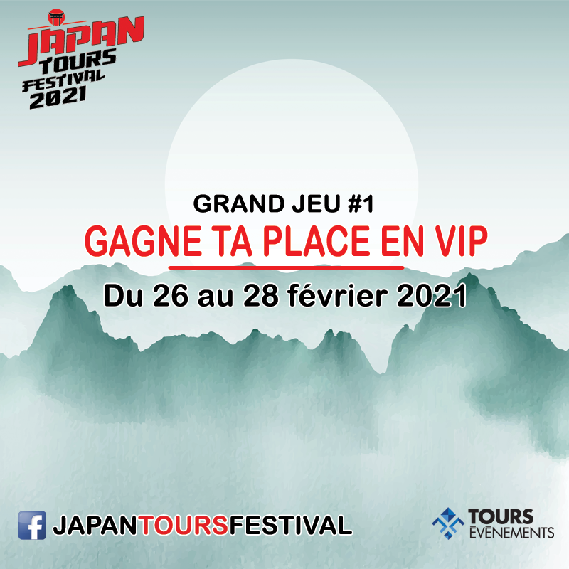 JapanTours37's tweet photo. [Grand Jeu]😀🏆🌈 Retweetez ce post et dites nous ce que vous préférez sur le festival pour tentez de gagner un pass VIP pour la prochaine édition, les 26, 27 et 28 février 2021 !
Un pass à gagner sur chaque réseau (FB, Insta) ! 
Fin du concours dimanche 19 juillet à 23h59 ! https://t.co/wAVVJSlPca