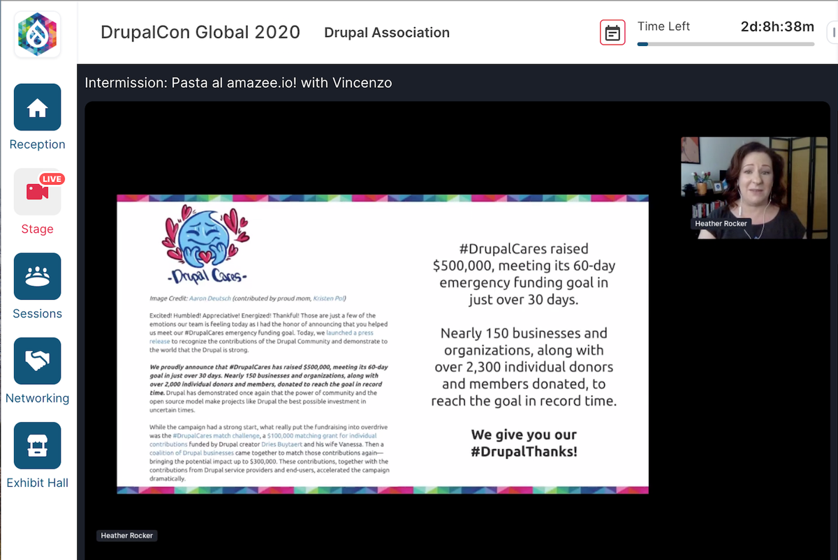 kristen_pol's tweet image. So heartwarming to see TWO drawings from my son in @hsrocker&apos;s pre-Driesnote @drupalassoc update! 😍

#DrupalConGlobal #DrupalCares #DrupalHugs #Drupal9
