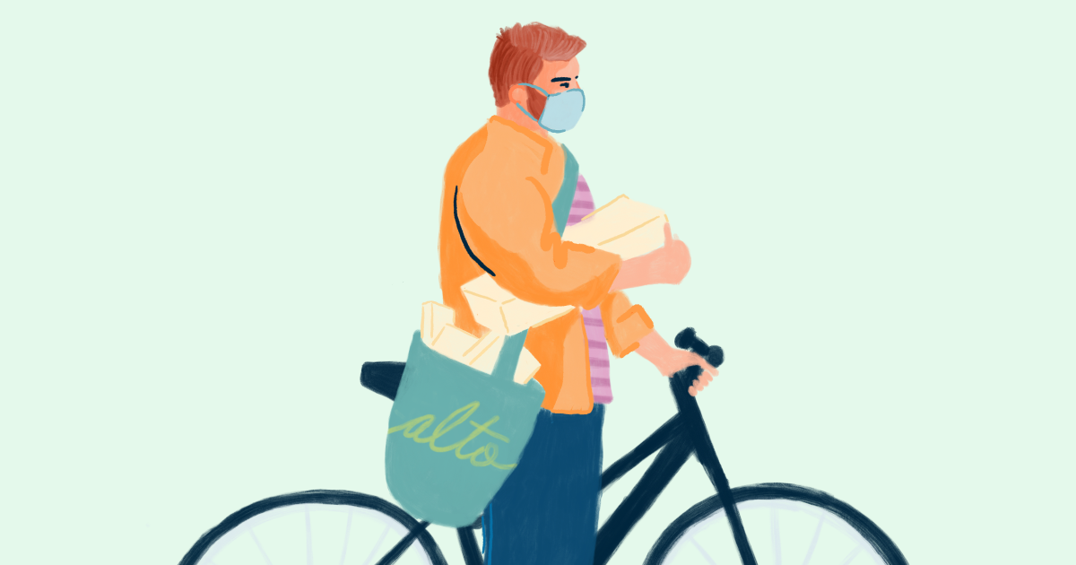 altopharmacy's tweet photo. Patient safety is our top priority. As #covid19 cases continue to surge, our couriers maintain a safe, contactless protocol to ensure you receive quick, easy access to your prescriptions.
#wearamask #stopthespread #staysafe #deliveryatyourdoorstep https://t.co/bc3mTBfa7C