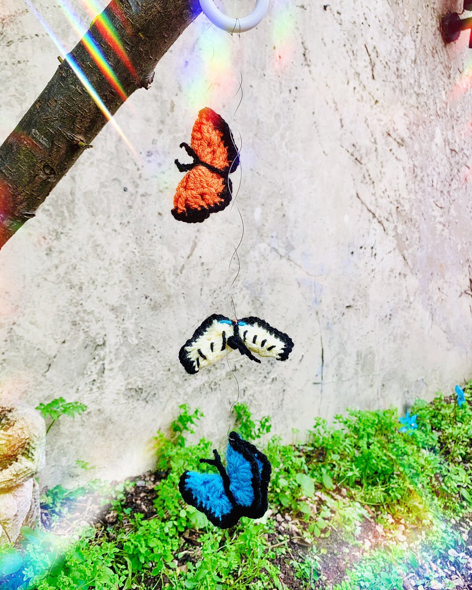 monarch, tiger swallowtail & ulysses mobile