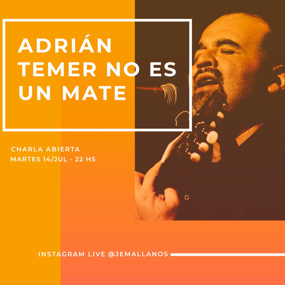 jemallanos's tweet photo. 🔥 ay ay ay, la charla @noesunmate de hoy!! Cuánto la esperé!! Lxs espero en 📺 IG Tv @jemallanos desde las 22! 🙌🏾 https://t.co/fbimyxOoAu
