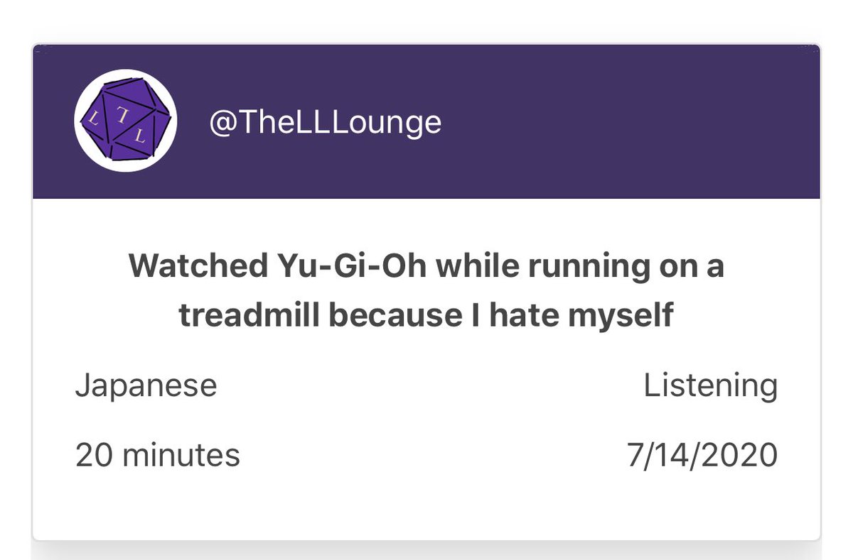 AhmadibnRachid's tweet photo. And the best language log on #polylogger goes to @TheLLLounge 😂😂😂 https://t.co/ZgoMuHhaww
