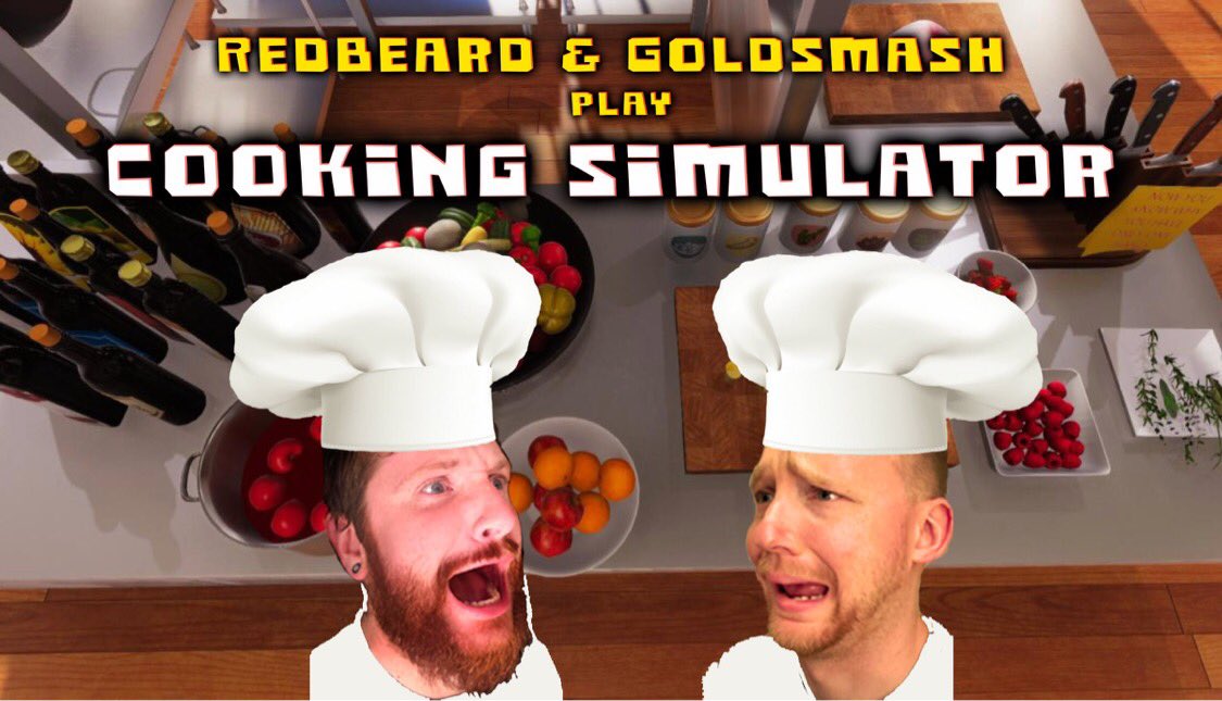 RBGSShow's tweet image. Ever wondered if we could host a dinner party? Find out this week when we play #CookingSimulator