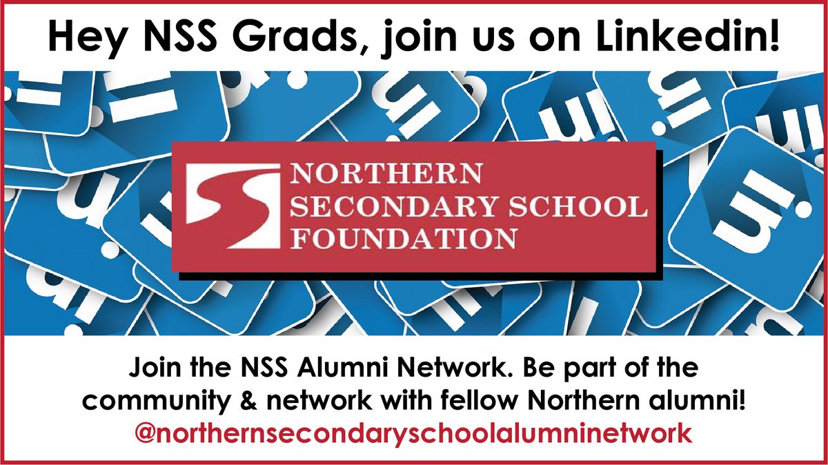 Are you an NSS Alum? Then connect with us on Linkedin!  Join our group to network, get advice and discuss business related topics. #Classof2020 #nssf #networking #alumni