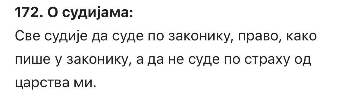 daliznate's tweet photo. Iz Dušanovog zakonika https://t.co/Z7VhKrD91P