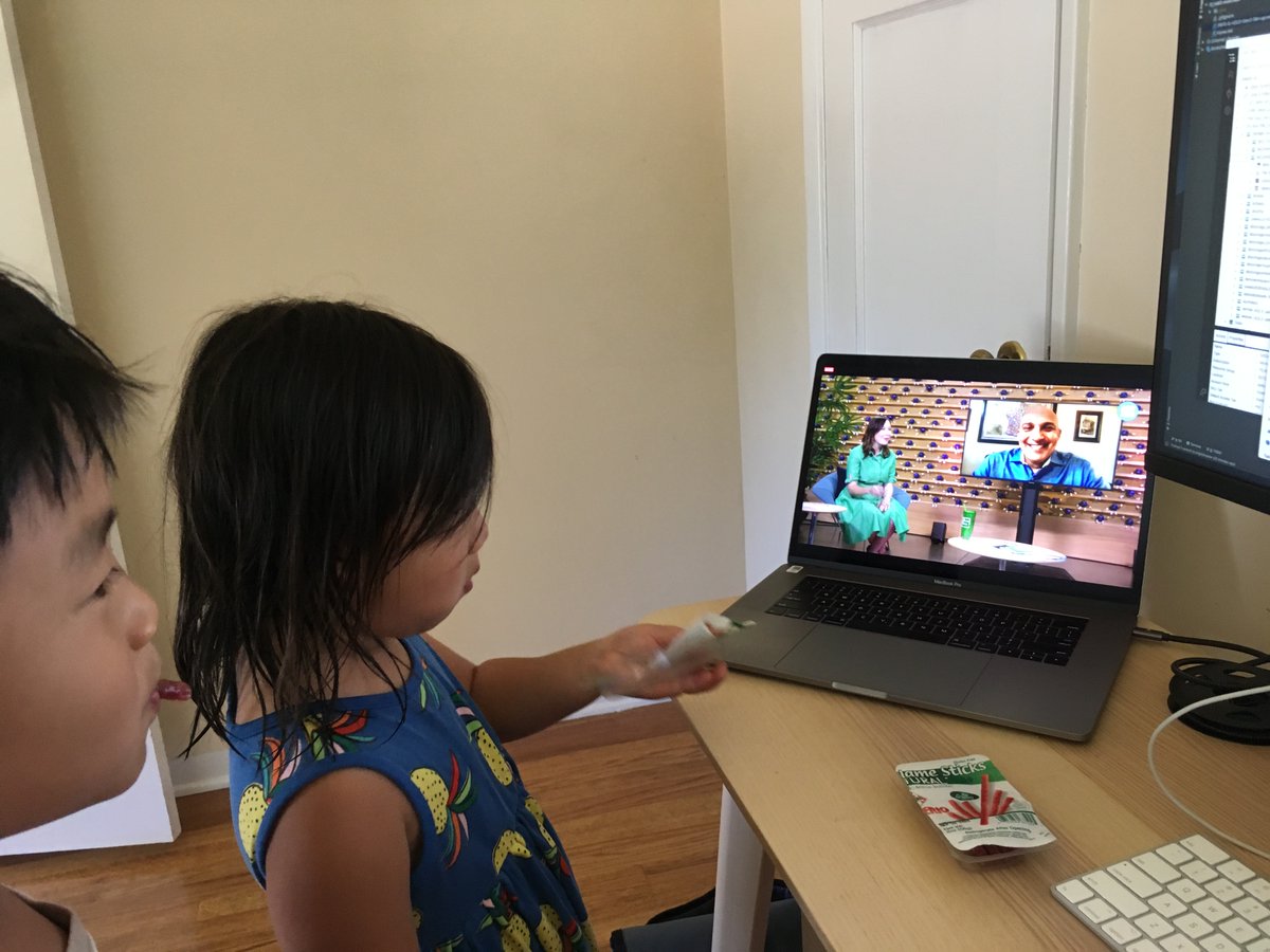 kyunam's tweet photo. My kids learning from #EsriUC #EsriUC2020 on #MachineLearning #AI #BigData https://t.co/BvlkNrgcqh